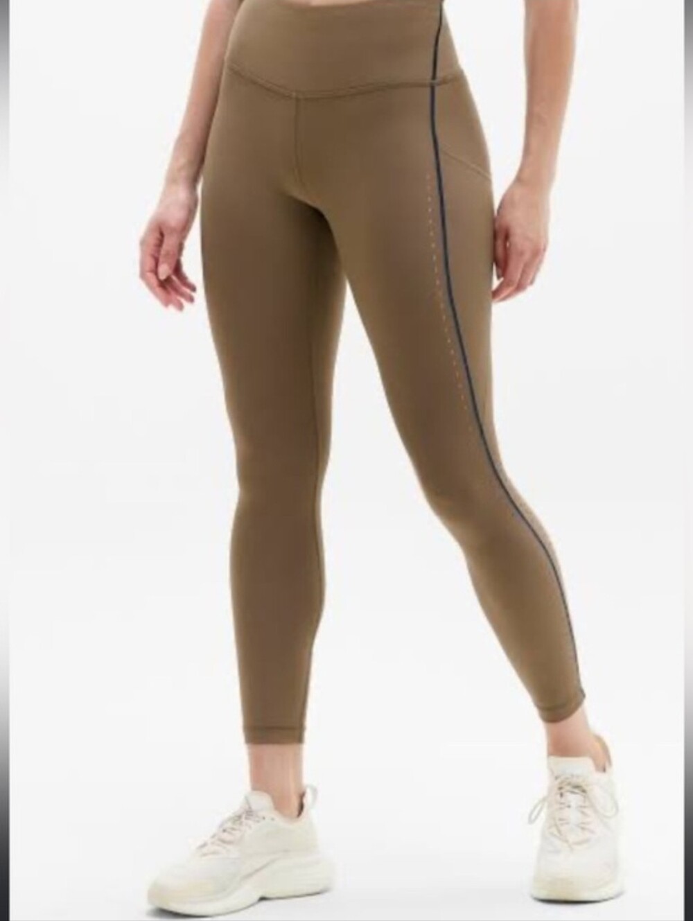Athleta NWT Interval Stash Tipped Lasercut 7/8 Tight (Leggings)